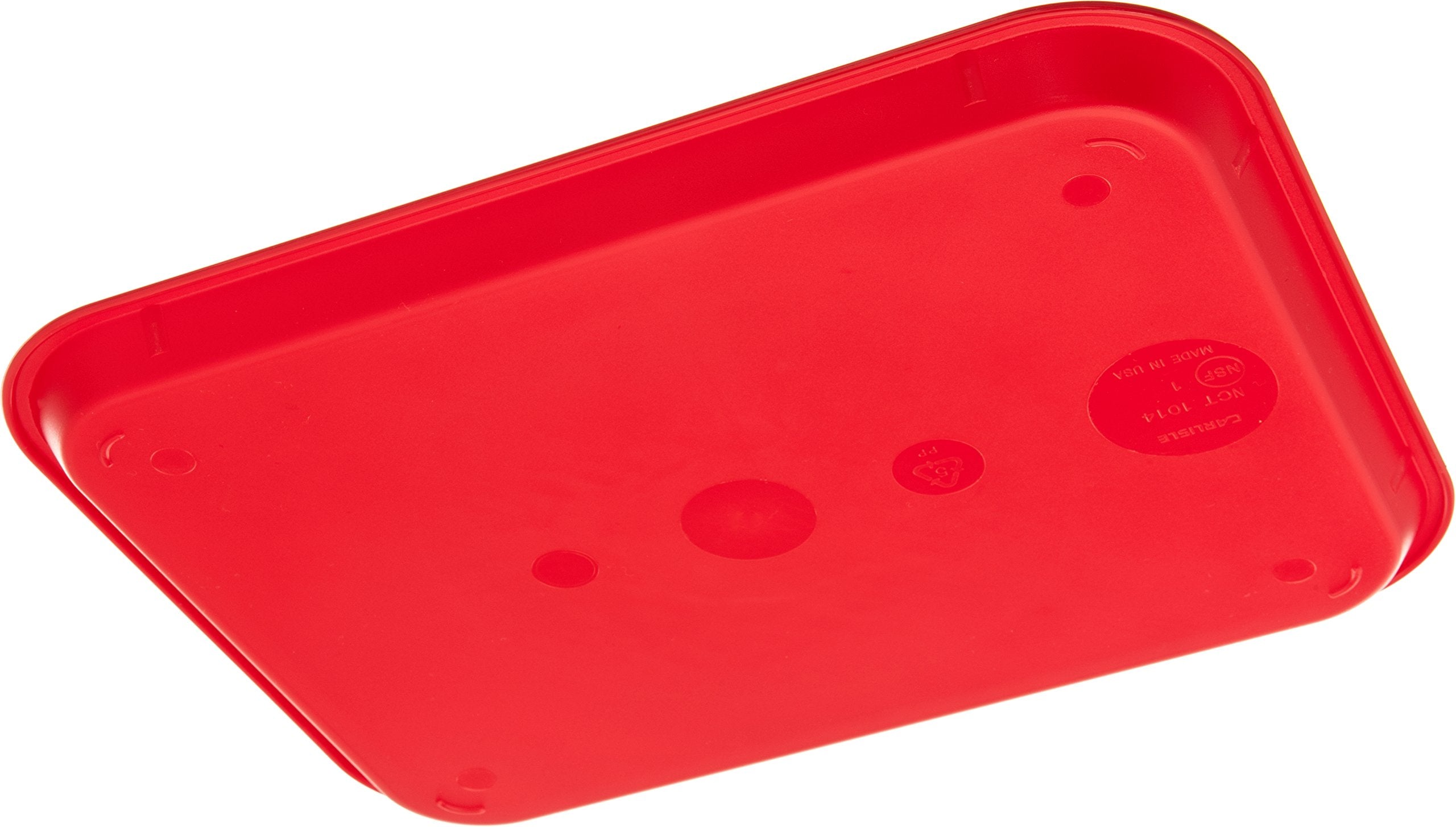 Carlisle Foodservice Products Ct101405 Cafe Standard Plastic Cafeteria/Fast Food Tray, Nsf Certified, Bpa Free, 14  Length X 1